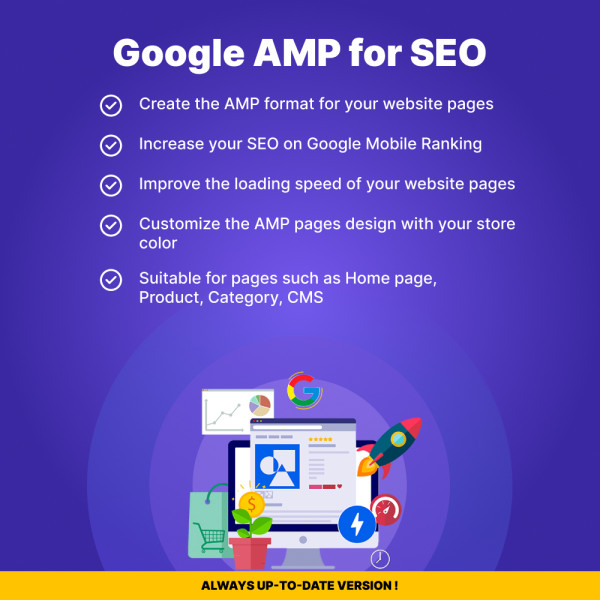 Google AMP for SEO - Add Accelerated Mobile Pages for PrestaShop  (v.1.7*-8)