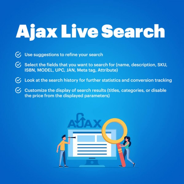 Ajax Live Search Opencart - Smart, Instant, Responsive, Auto-Complete, Suggestion Search