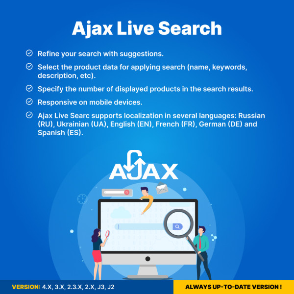 Ajax Live Search for CS-cart - Smart, Instant, Responsive, Auto-Complete, Suggestion Search