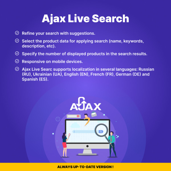 Ajax Live Search for PrestaShop - Smart, Instant, Responsive, Auto-Complete, Suggestion Search