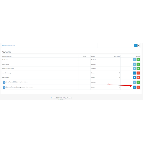 Braintree Payment Gateway PRO for OpenCart (support v. 3.*-4.*)