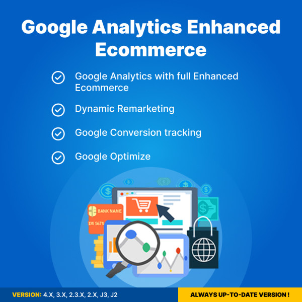 Enhanced eCommerce for Google Analytics (GA4) in OpenCart 1.5-4.x