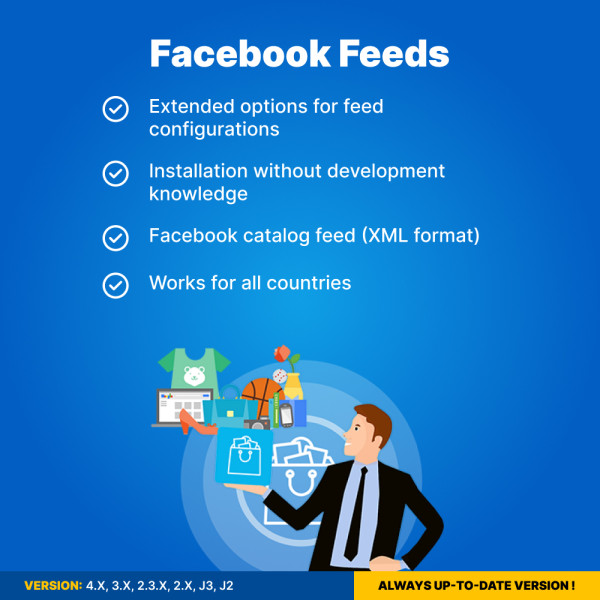 Facebook + Instagram Catalog Feed for OpenCart (v 1.5* 2.0* 2.1* 2.3* 3.0* 4*)