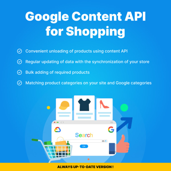 Google Content API for Shopping - Add your products to the Merchant Center for CS-cart