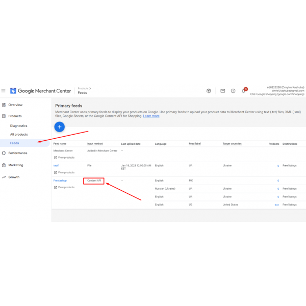 Google Content API for Shopping - Add your products to the Merchant Center for CS-cart