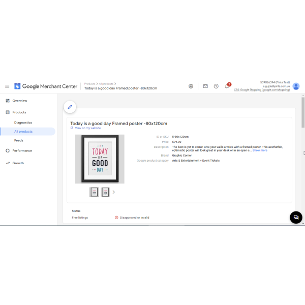 Google Merchant Shopping Feeds for PrestaShop 1.6-1.7