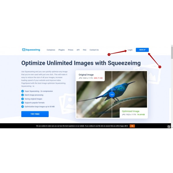 Image Compress with Squeezeimg for OpenCart  (v. 1.5*-3.*)