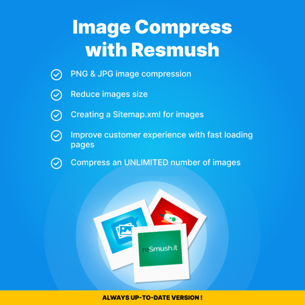 Image Compress with reSmush for Cs-cart