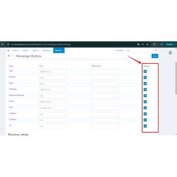  Messenger Buttons for CS-Cart Enhance Customer Communication