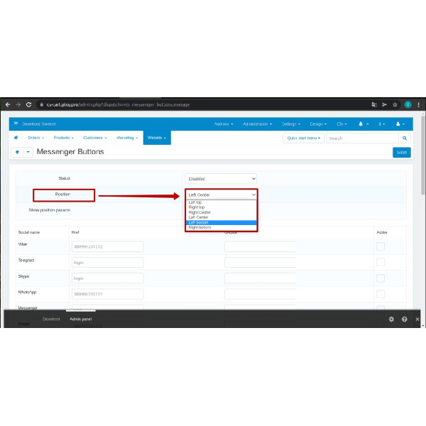 Messenger Buttons for CS-Cart Enhance Customer Communication