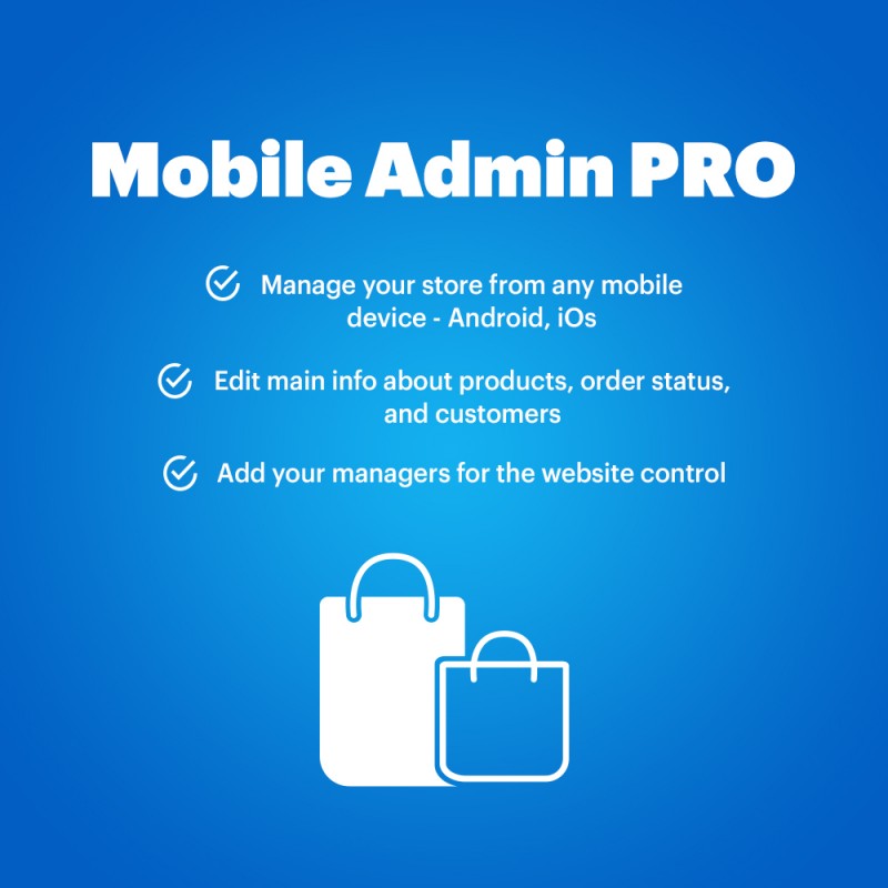 Mobile Admin PRO (OpenCart) By Pinta