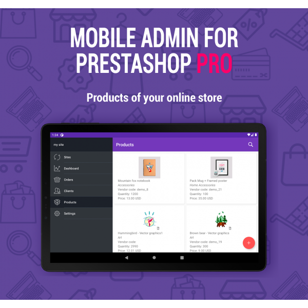 Mobile Admin PRO for PrestaShop 1.6-1.7.x
