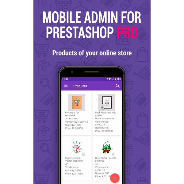 Mobile Admin PRO for PrestaShop 1.6-1.7.x