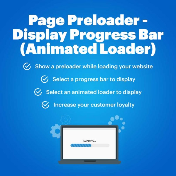 Page Preloader - Display Progress Bar (Animated Loader)  for OpenCart v. 2.*-3.*