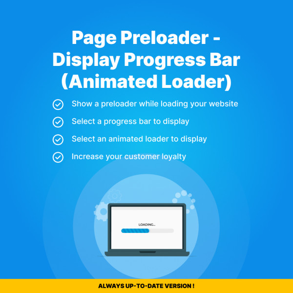 Page Preloader with Progress Bar and Animated Loader for CS-Cart