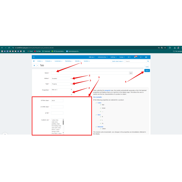 Product Tabs Manager for CS-Cart
