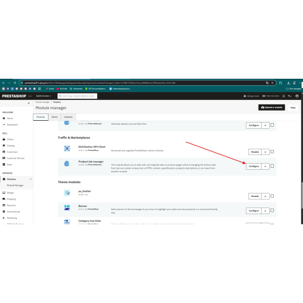 Product Tabs Manager for Prestashop