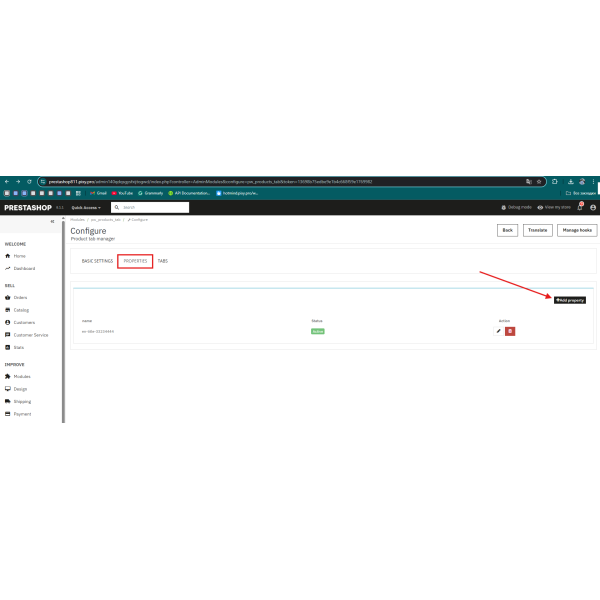 Product Tabs Manager for Prestashop