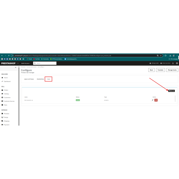 Product Tabs Manager for Prestashop