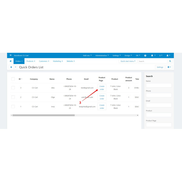 Quick Order Form for CS-Cart: Easy Buying in One Click