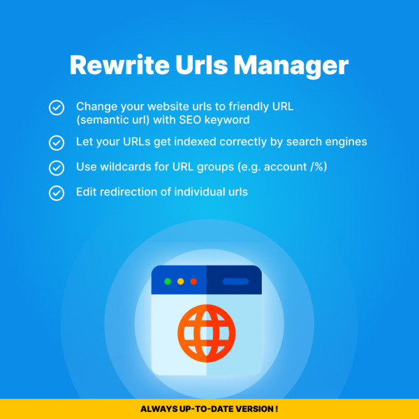 Redirect URLs Manager - 301, 302, 307 and 404 SEO optimizer for CS-cart