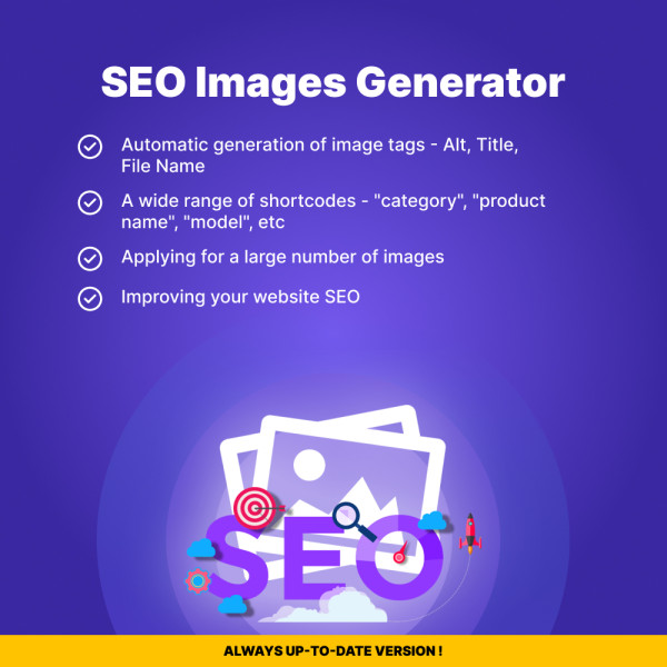 SEO Images Generator for PrestaShop (v. 1.6-1.7*)