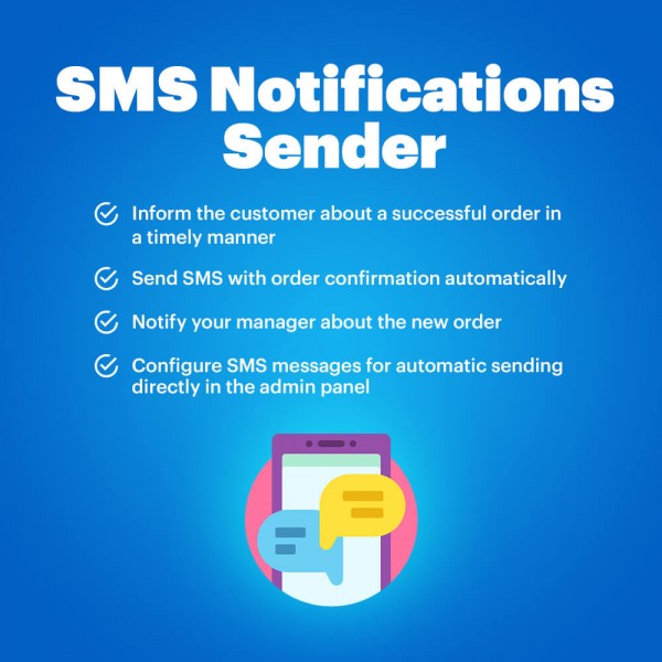SMS Notifications Sender for OpenCart (v. 1.5-3.x)