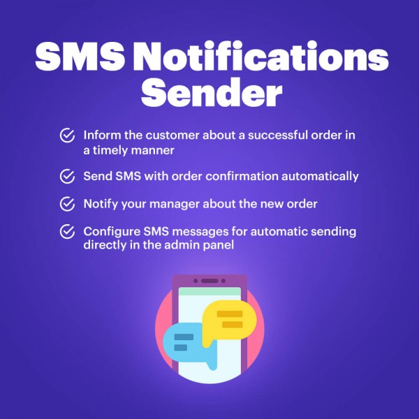 SMS Notifications Sender for Prestashop