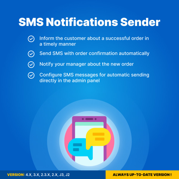 SMS Notifications for OpenCart: Simplify Communication (v. 1.5-4.x)