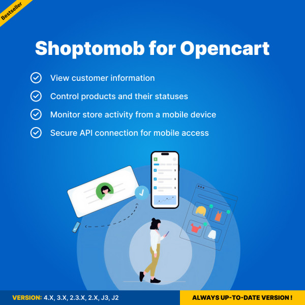 Shoptomob – Mobile Admin for OpenCart