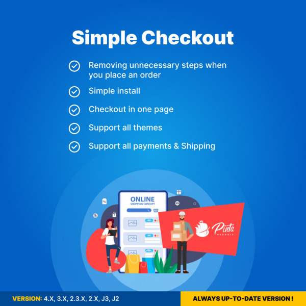 Simple Checkout for OpenCart: Streamlined One-Page Experience (1.5-4.x)