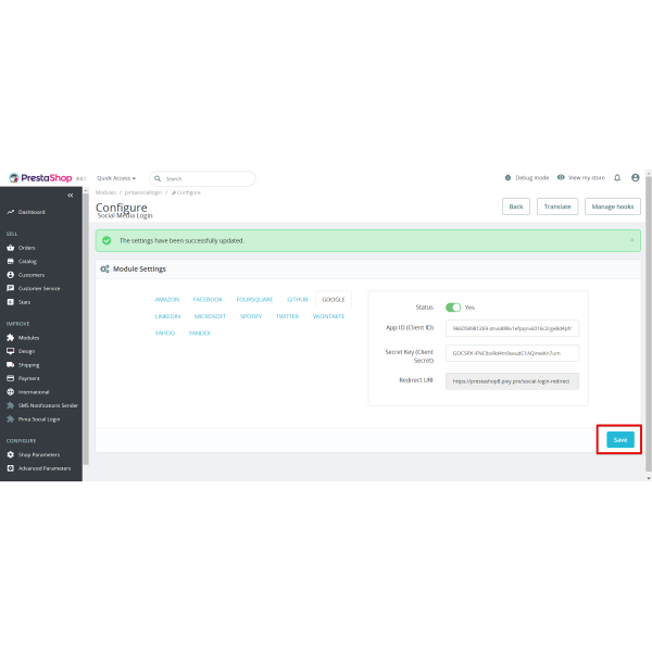 Social Media Login for PrestaShop: Simplify User Registration (v.1.6-8)