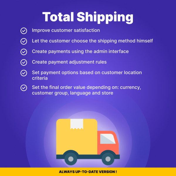 Total Costs with Shipping for PrestaShop: Transparent Pricing