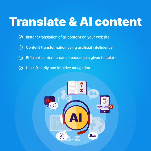 Translate AI CS-Cart - Website Translation and Content Generation