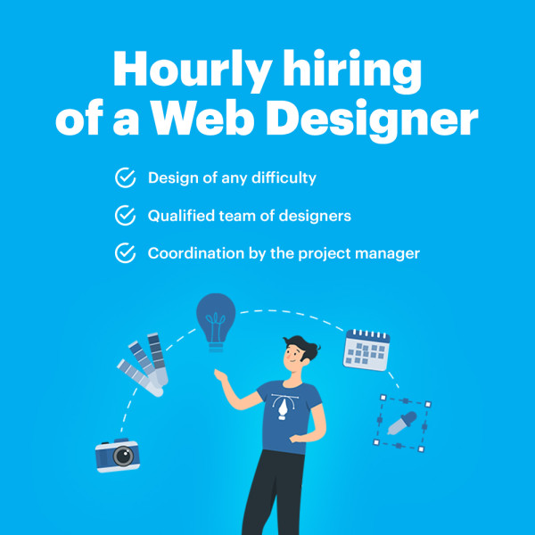 Hourly Web Designer Hiring for Custom Website Design