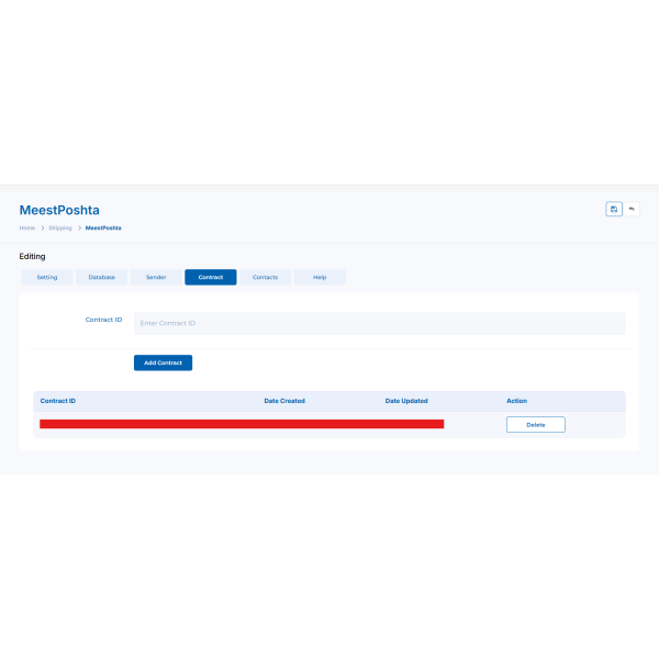Meest MAIL API for OpenCart 