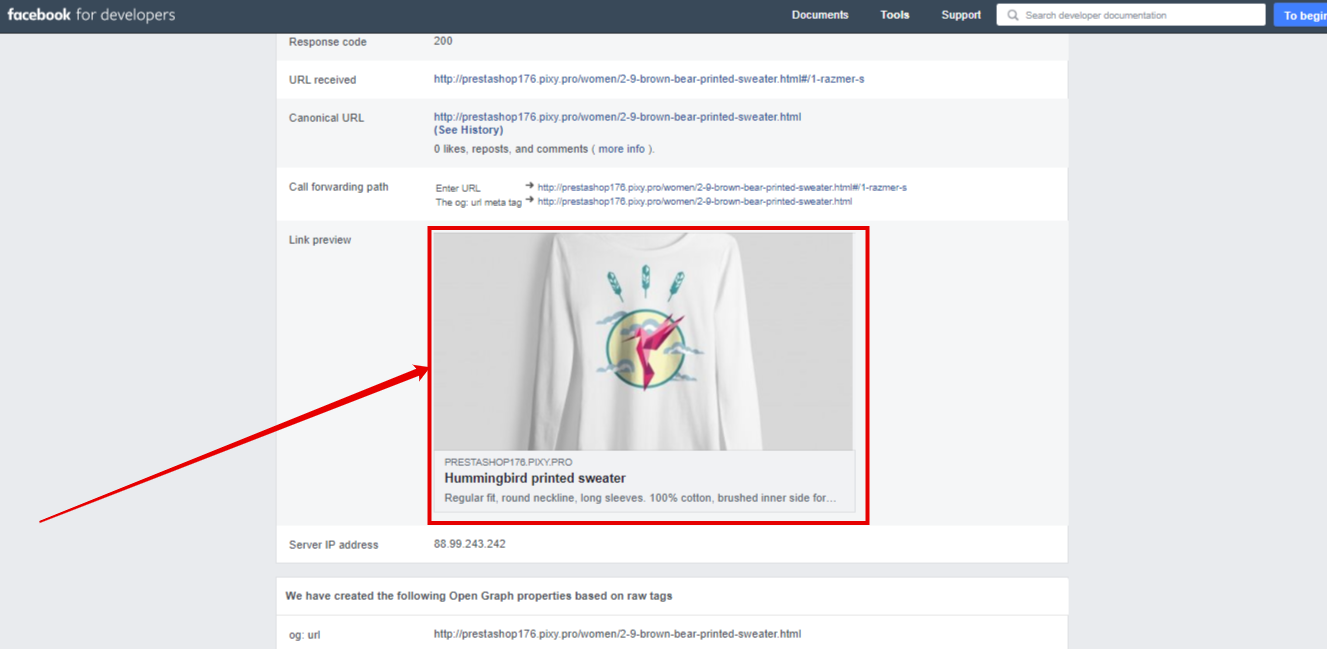 Instruction Open Graph for Prestashop